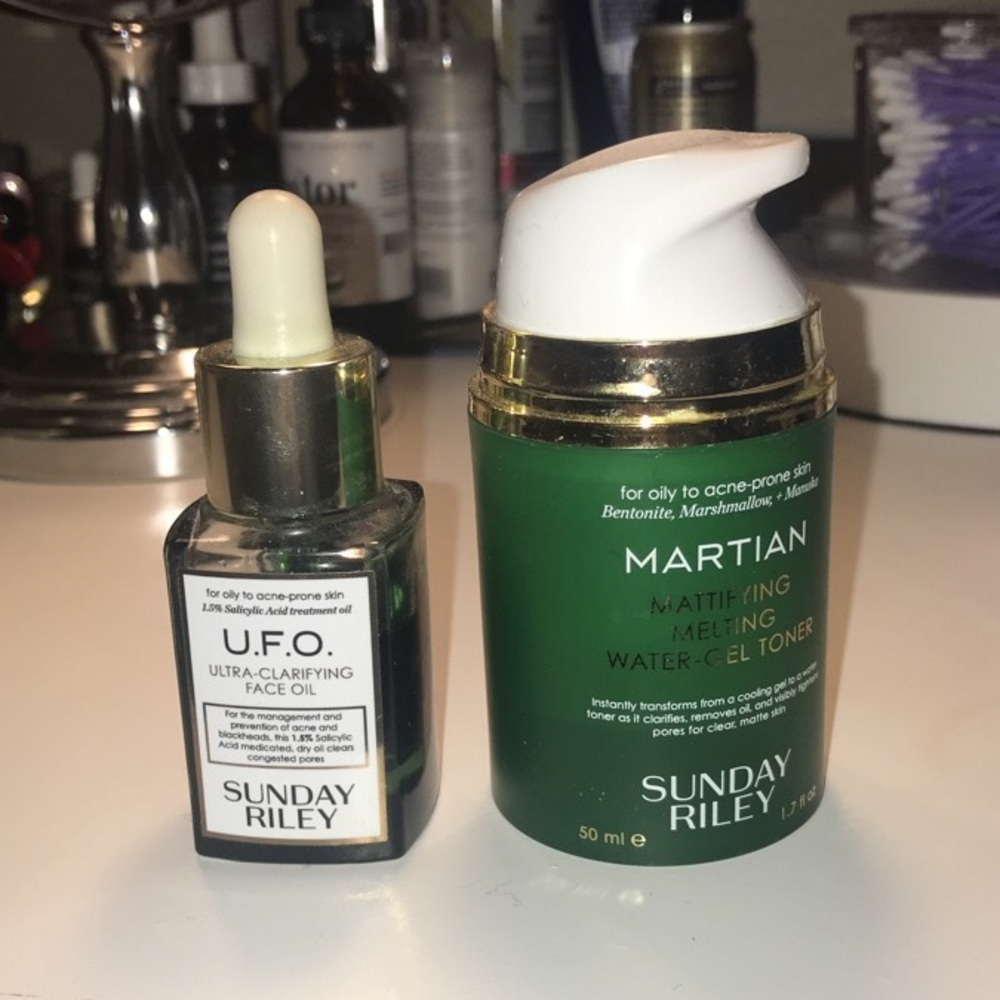 Sunday Riley UFO Oil and Martian Toner